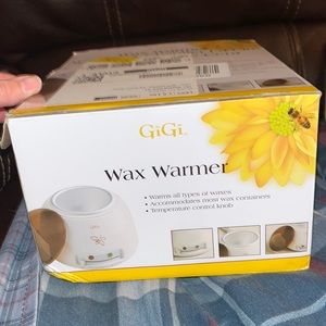 Gigi wax warmer with waxing strips & wooden sticks